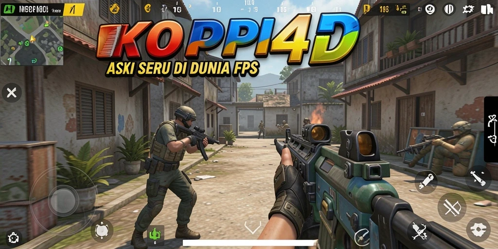 Tampilan menegangkan saat pertempuran dalam KOPI4D.