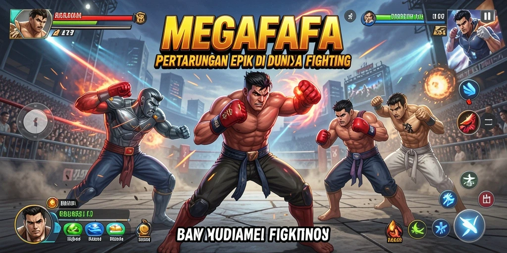 Gameplay seru dan pertarungan epik di MEGAFAFA.