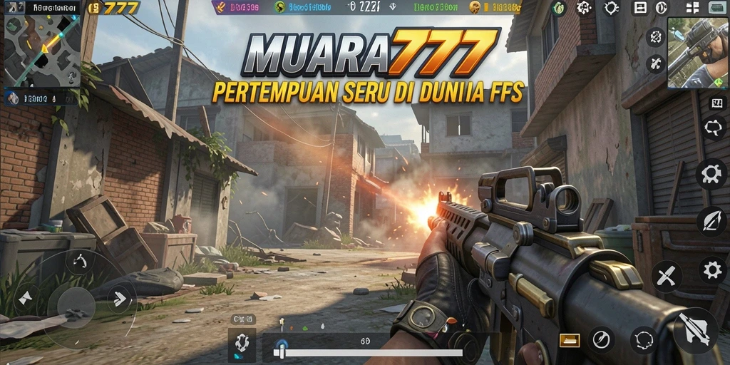 Tangkapan layar dari gameplay seru MUARA777 dalam mode FPS.