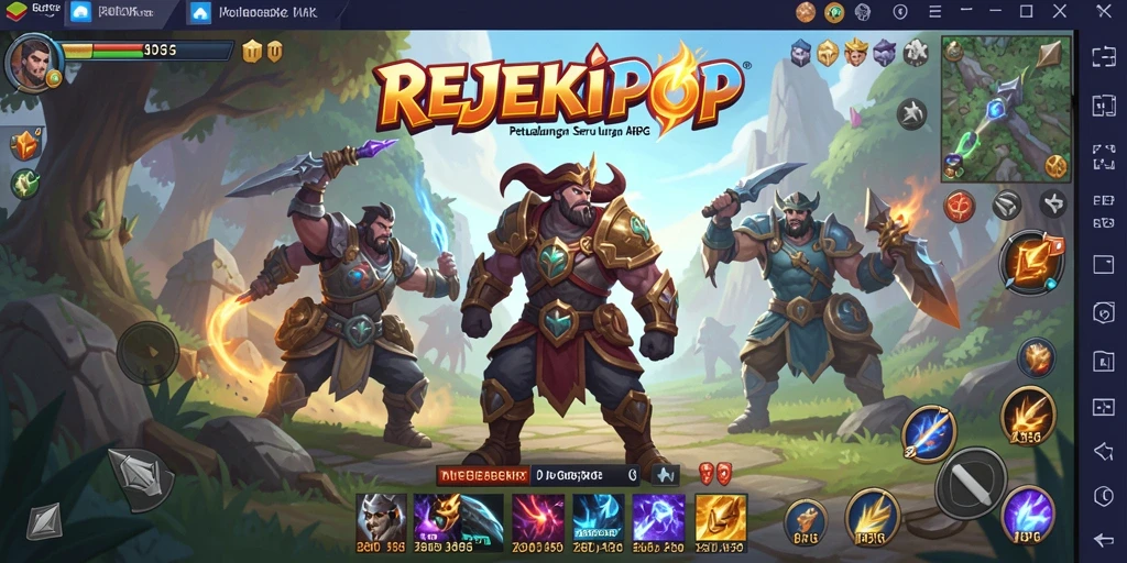Gameplay seru dalam dunia fantasi ARPG yang menakjubkan.