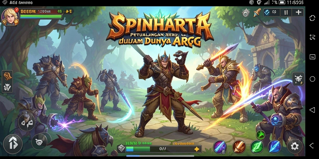 Gameplay SPINHARTA yang mendebarkan dalam dunia ARPG.
