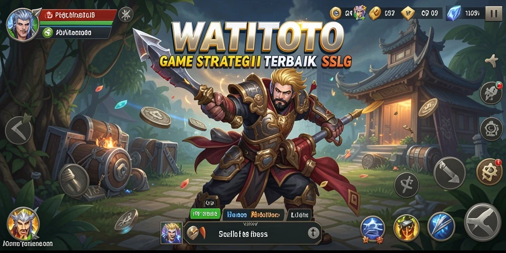Screenshot WATITOTO menampilkan aksi seru dalam gameplay SLG.